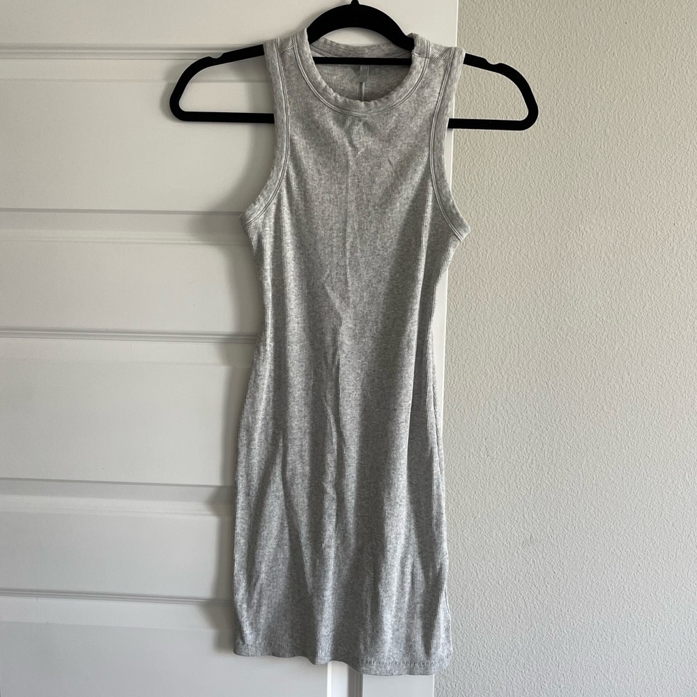 SKIMS Gray Tank Mini Dress